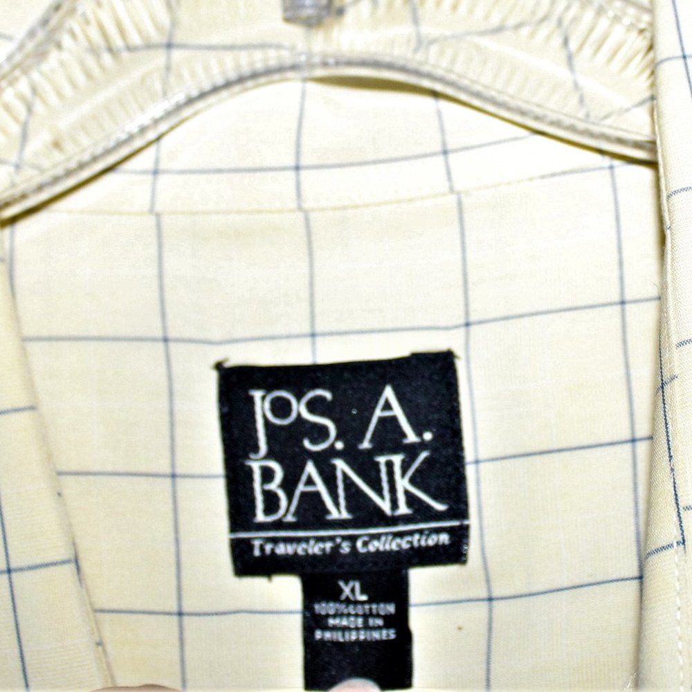 EC MENS JOS. A BANK TRAVELERS COLLECTION SHIRT - XL - Picture 2 of 4